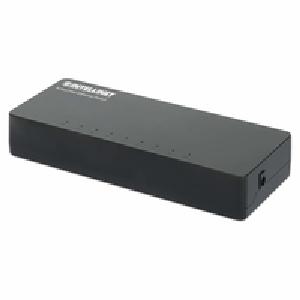 Intellinet Desktop 8-Port Fast Ethernet Switch schwarz - Switch - 0,1 Gbps